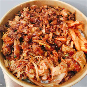 韩式烤肉拌饭可口