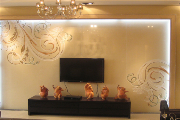  Fashionable background wall painting