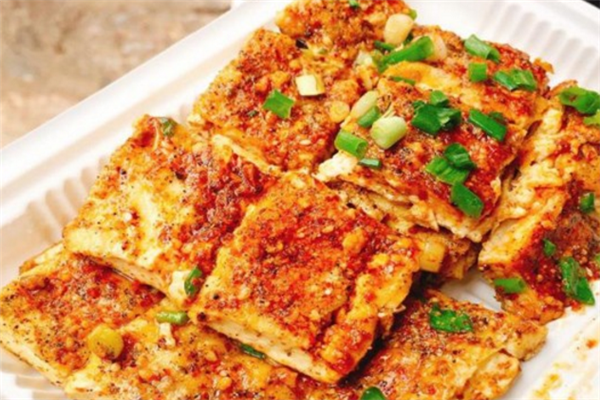 孜然豆腐美味