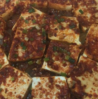 孜然豆腐好吃