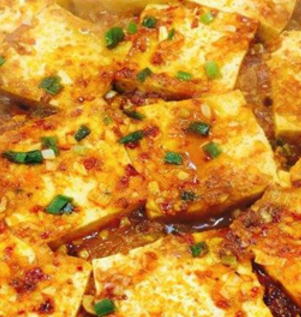 孜然豆腐健康