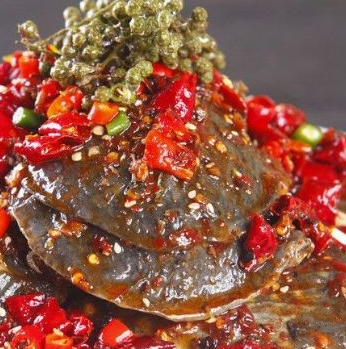 鹵甲魚干凈