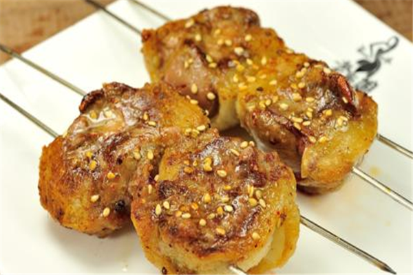 烤羊腰美味