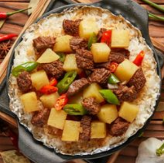 錫紙烤飯干凈