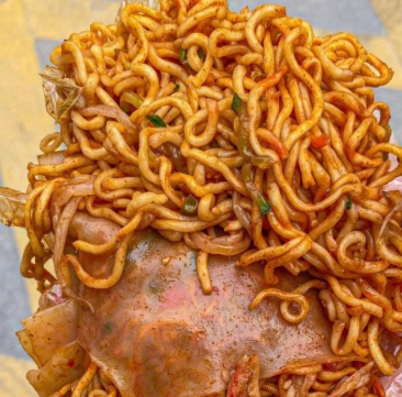 火雞面卷涼皮好吃