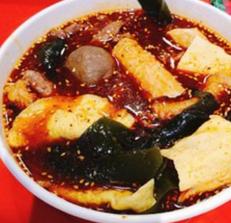 鸡汤冒菜