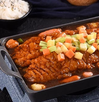 無骨烤魚撈飯健康