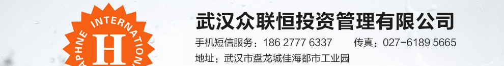武汉众联恒投资管理有限公司(手机短信服务:18986116029 传真:027-6189 5665
地址:武汉市盘龙城佳海都市工业园 )